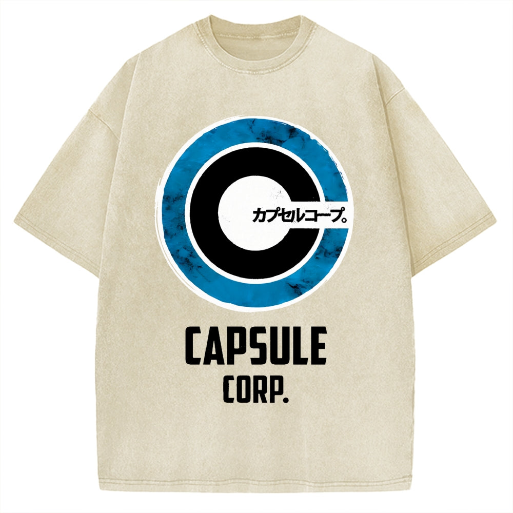 CAPSULE CORP Vintage Washed T-shirt
