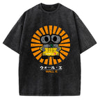 Wall E Retro Japanese Vintage Washed T-shirt