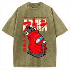 Neo Tokyo Cat Vintage Washed T-shirt