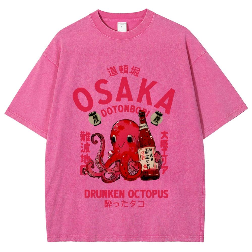 Unisex Printed Washed Tee 2508006968