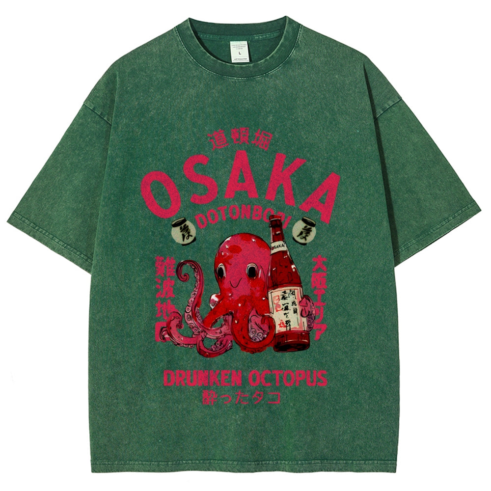 Unisex Printed Washed Tee 2508006968