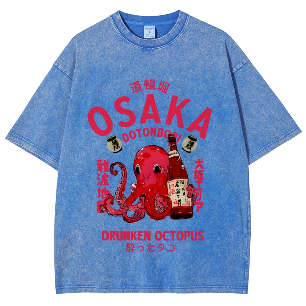 Unisex Printed Washed Tee 2508006968