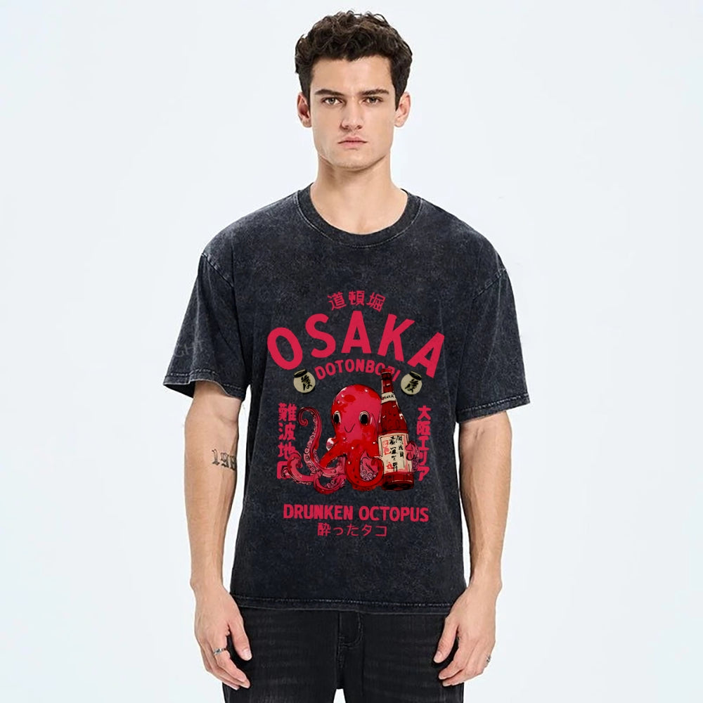 Unisex Printed Washed Tee 2508006968