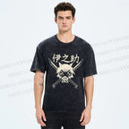 Unisex Inosuke Printed Washed Tee