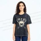 Unisex Inosuke Printed Washed Tee