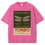 Unisex Tonbo Printed Washed Tee