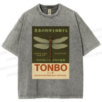 Unisex Tonbo Printed Washed Tee
