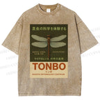 Unisex Tonbo Printed Washed Tee