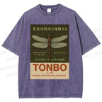 Unisex Tonbo Printed Washed Tee