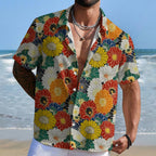 Colorful Chrysanthemums Aloha Hawaiian Shirt