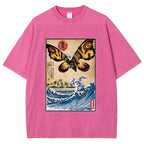 Giant Moth in Japan Vintage Washed T-shirt
