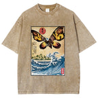 Giant Moth in Japan Vintage Washed T-shirt