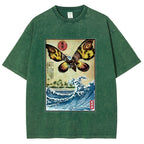 Giant Moth in Japan Vintage Washed T-shirt