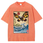 Giant Moth in Japan Vintage Washed T-shirt