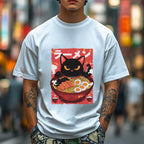 Cat Ramen Japanese Style Classic Tee