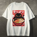 Cat Ramen Japanese Style Classic Tee
