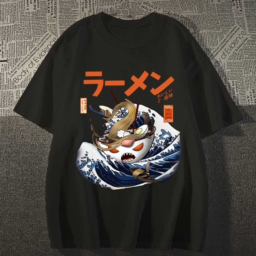 Ramen Wave Japanese Style Classic Tee