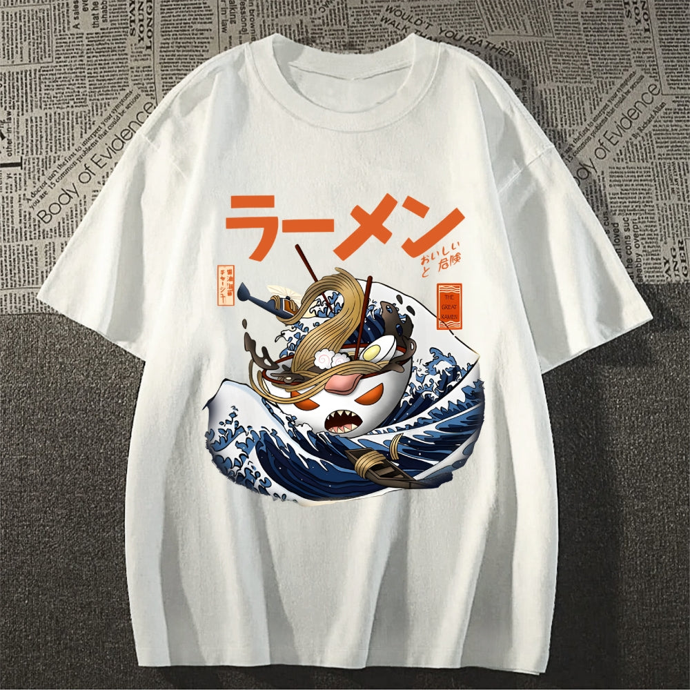 Ramen Wave Japanese Style Classic Tee