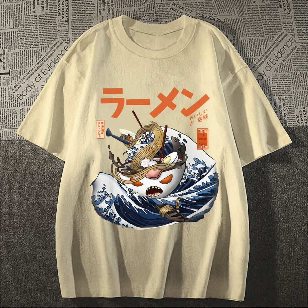 Ramen Wave Japanese Style Classic Tee