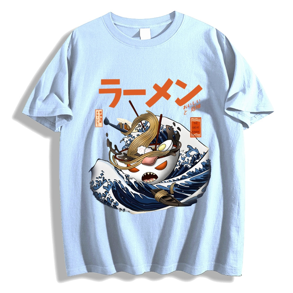 Ramen Wave Japanese Style Classic Tee