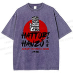 Unisex Hattori Hanzo Printed Washed Tee