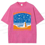 Unisex Matsumoto Sta Printed Washed Tee