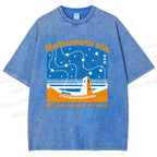 Unisex Matsumoto Sta Printed Washed Tee