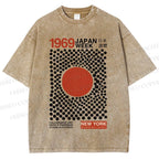 Unisex Japan Week Printed Washed Tee