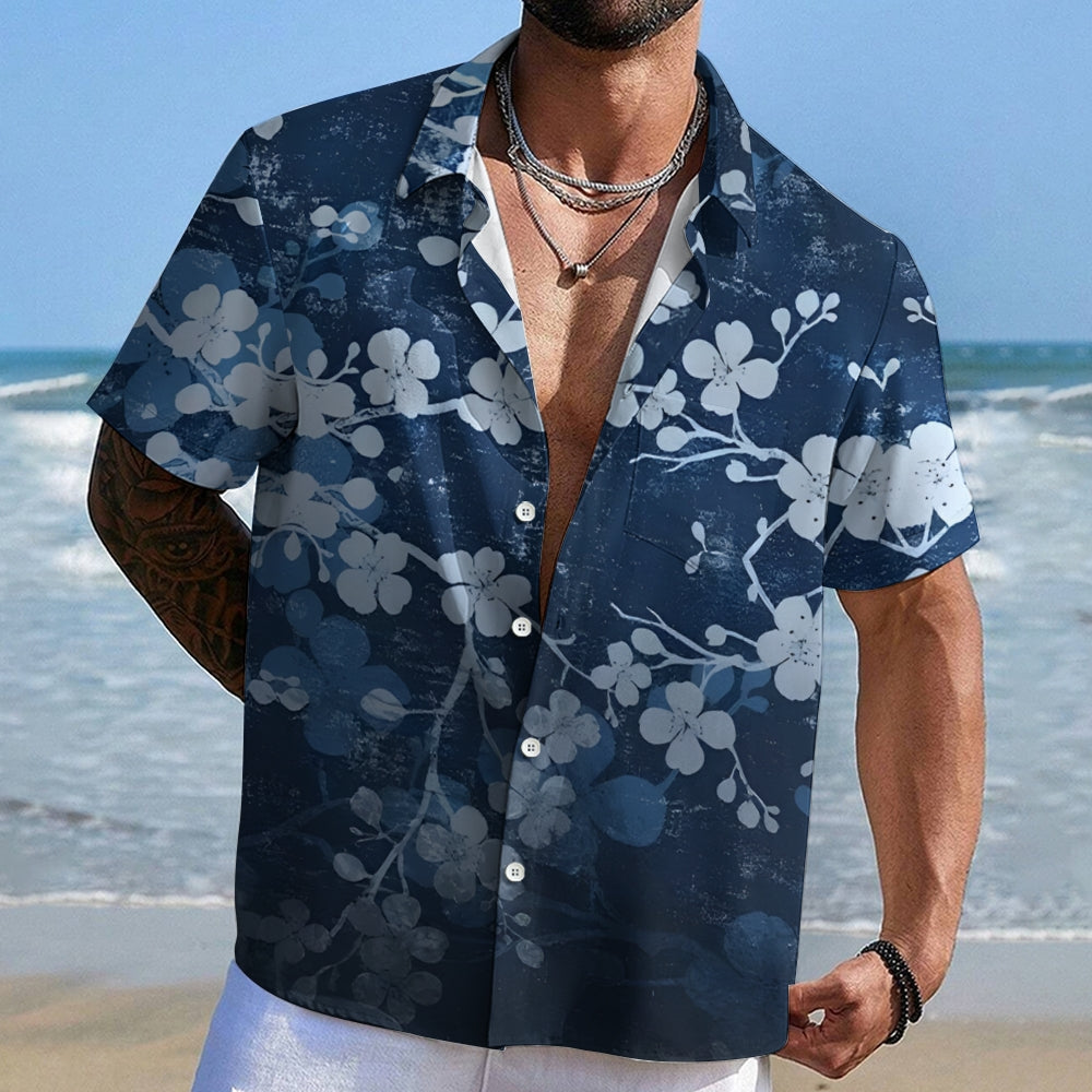 Midnight Blossoms Button-up Shirt