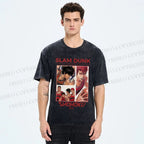 Unisex Slam Dunk Shohoku Printed Washed Tee