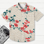 Blossom Wave Button-up Shirt