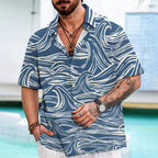 Japanese wave style Hawaiian Shirt