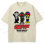 Unisex Baby Milo Printed Washed Tee