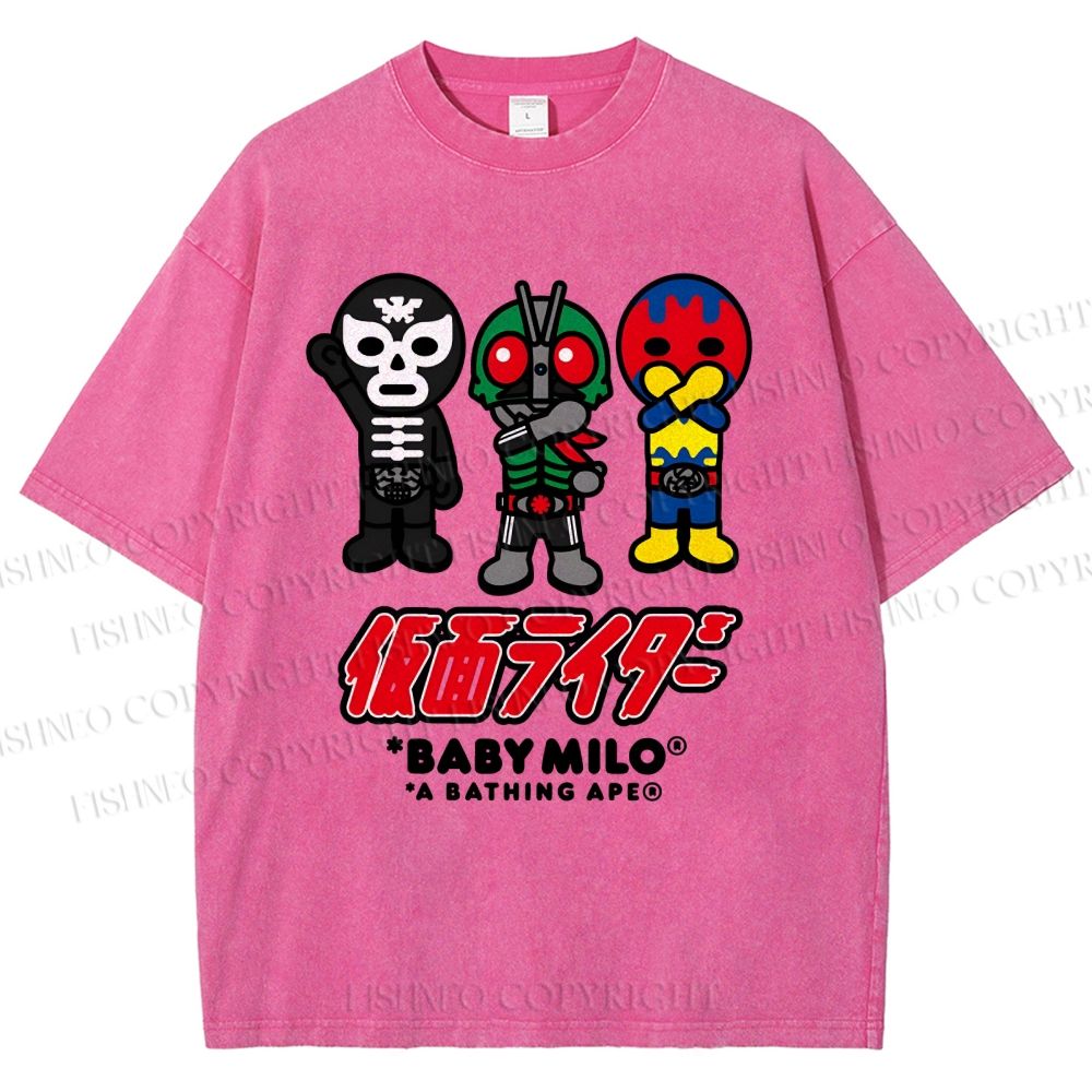 Unisex Baby Milo Printed Washed Tee