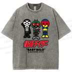 Unisex Baby Milo Printed Washed Tee