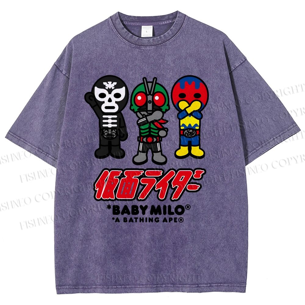 Unisex Baby Milo Printed Washed Tee