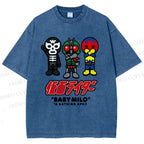 Unisex Baby Milo Printed Washed Tee