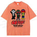 Unisex Baby Milo Printed Washed Tee