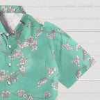Cranes And Sakura Aloha Hawaiian Shirt