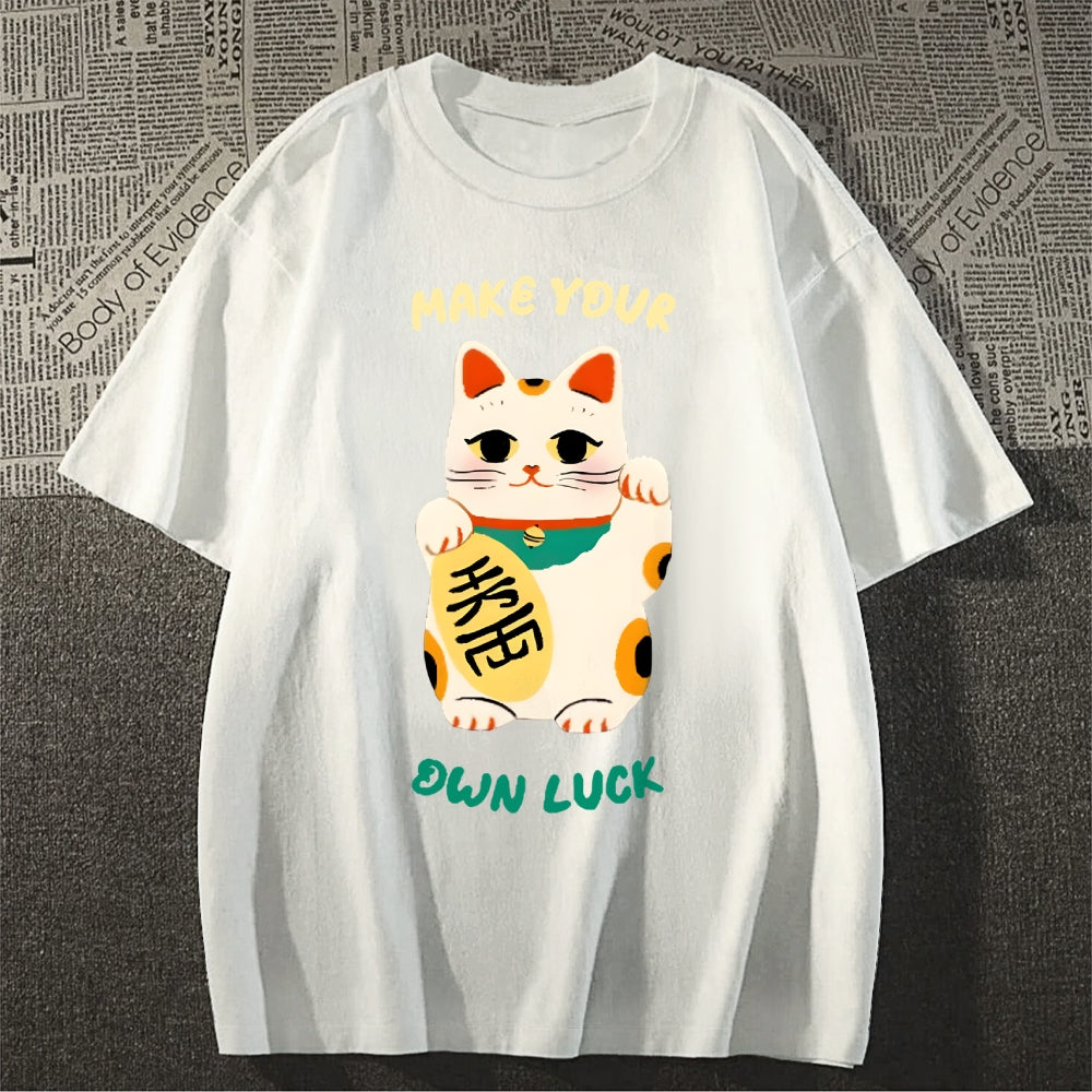 Lucky Cat Japanese Style Classic Tee