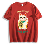 Lucky Cat Japanese Style Classic Tee