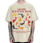 Kyoto Koi Fish Vintage Washed T-shirt