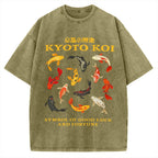 Kyoto Koi Fish Vintage Washed T-shirt