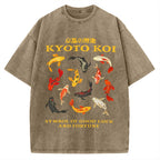 Kyoto Koi Fish Vintage Washed T-shirt