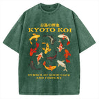 Kyoto Koi Fish Vintage Washed T-shirt