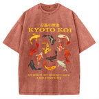 Kyoto Koi Fish Vintage Washed T-shirt