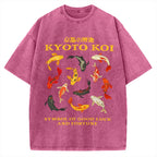 Kyoto Koi Fish Vintage Washed T-shirt