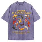 Kyoto Koi Fish Vintage Washed T-shirt