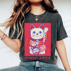 Unisex Bad Wolf Printed Washed Tee