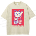 Unisex Bad Wolf Printed Washed Tee